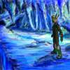 Garasu visiting some type of Frozen cave.

Garasu created by Ali floyd
Background by Nate Horsfall
